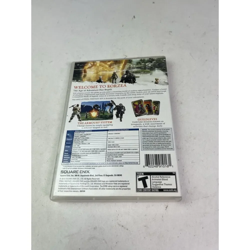 Final Fantasy XIV (PC, 2010) COMPLETE